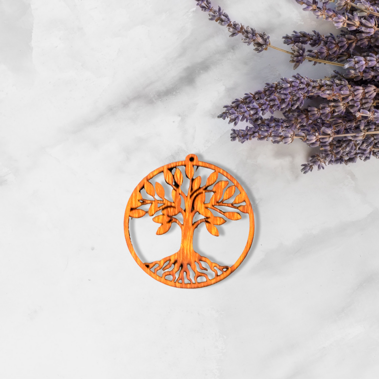 Tree of Life Wood Necklace - Wooden Pendant