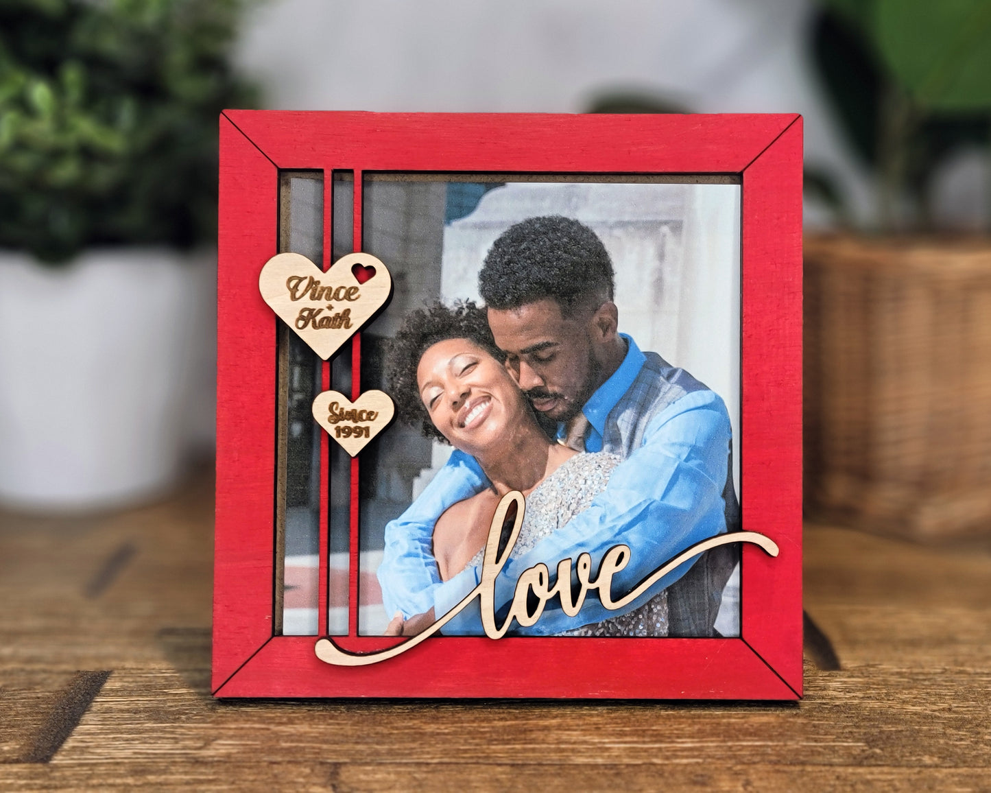 Handmade Loving Moments Picture Frame